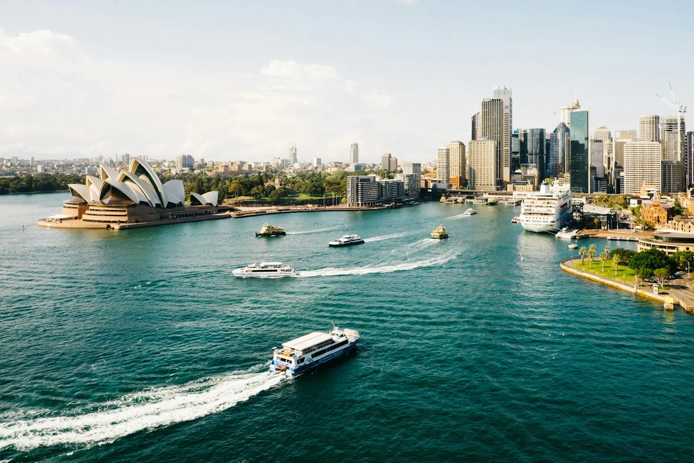 Sydney harbour and Opera House, Australia